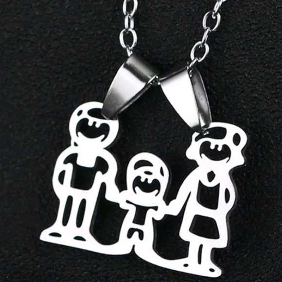 Mother Father Son Pendant - Picture 2 of 5